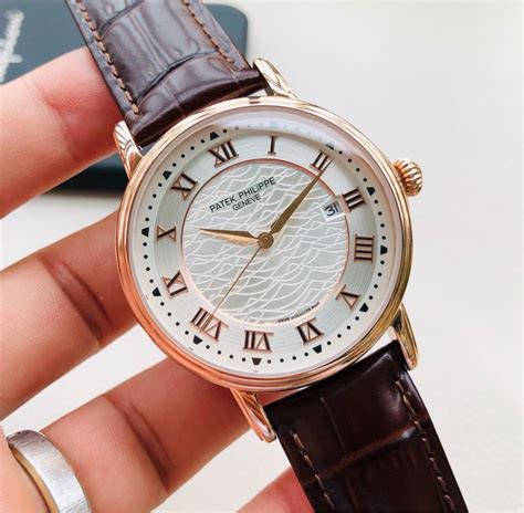 patek philippe leather|patek philippe geneve leather watch.